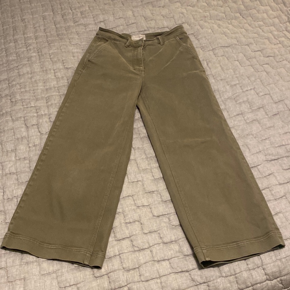 Everlane Wide leg cropped pant